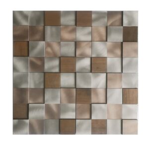 Altair MIMP06-CO Mijas 12 Inch x 12 Inch Peel and Stick Mosaic Tile - 11 Pieces