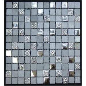 Legion Furniture MS-MIXED06 Mix Tile in Gray