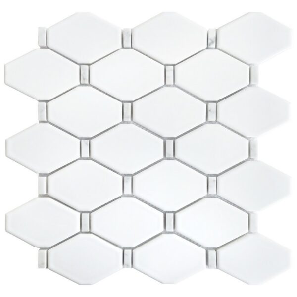 Altair MYGM02 Badajoz 11 1/2 Inch x 10 7/8 Inch Honeycomb Glass Mosaic Wall Tile