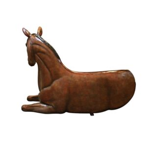 Design Toscano NE130004 70 Inch Saddle Up Horse Bench