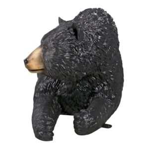 Design Toscano NE160017 79 Inch Bear Bench - Black