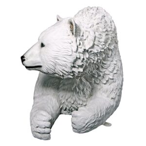 Design Toscano NE1600177 79 Inch Polar Bear Bench