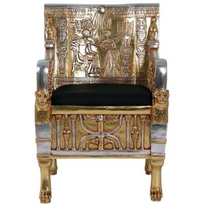 Design Toscano NE363274 25 Inch King Tut Egyptian Throne Chair