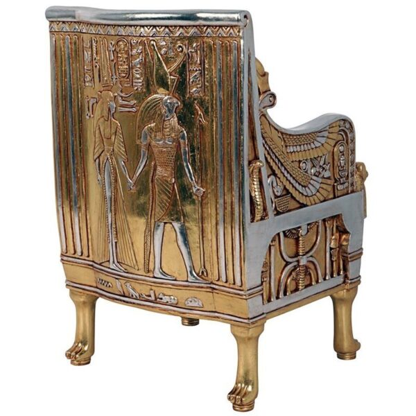 Design Toscano NE363274 25 Inch King Tut Egyptian Throne Chair