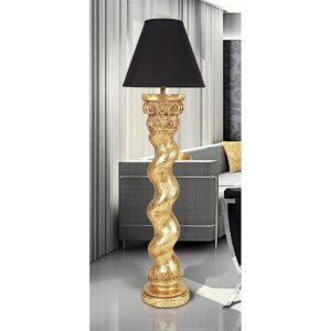 Design Toscano NE5190041 26 Inch Gold Bernini Barley Twist Floor Lamp