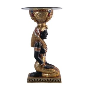 Design Toscano NE75534 9 1/2 Inch Egyptian Goddess Set Table