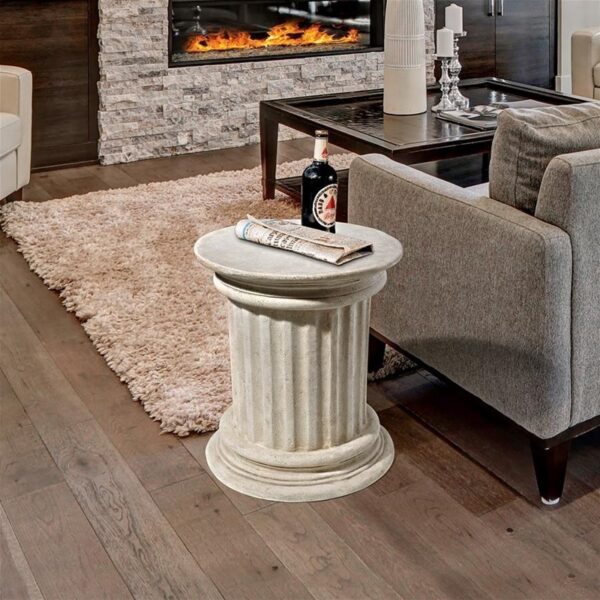 Design Toscano NE800105 16 Inch Roman Doric Column Stool