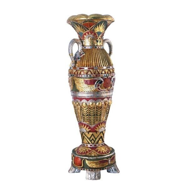 Design Toscano NE867045 22 Inch Temple of Luxor Grand Scale Egyptian Urn