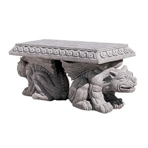 Design Toscano NG29878 31 Inch Blair Castle Gargoyle Bench