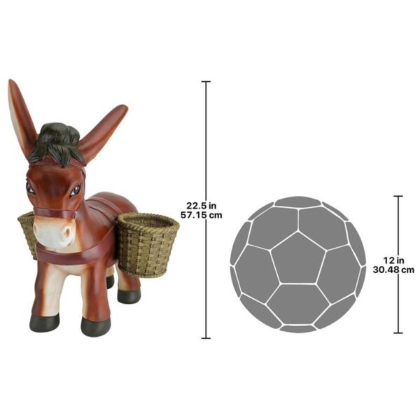 Design Toscano NG32766 19 1/2 Inch Pancho the Burro