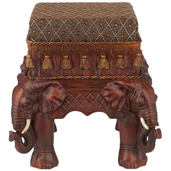 Design Toscano NG33063 13 1/2 Maharajahs Elephant Footstool