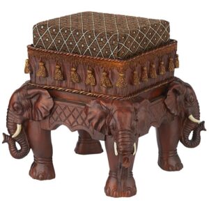 Design Toscano NG33063 13 1/2 Maharajahs Elephant Footstool