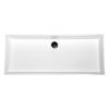 Nantucket Sinks NS-GSTR36 Glacierstone 36 Inch Rectangle White Bathroom Sink