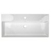 Nantucket Sinks NS-NPCS36W Newport 36 Inch Fireclay Wall Mount or Console Mount Bathroom Sink in White