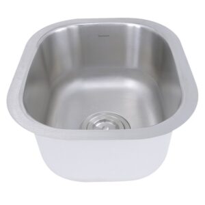 Nantucket Sinks NS1512 15 Inch Rectangle Undermount Stainless Steel Bar/Prep Sink