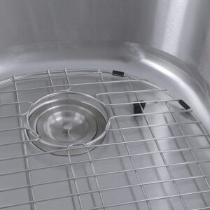 Nantucket Sinks NS3121-16 Sconset 31-1/2 Inch 70/30 Double bowl Undermount Stainless Steel Kitchen Sink, 16 Gauge