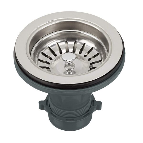 Nantucket Sinks NS35L-EXT Basket Strainer Kitchen Drain for Fireclay Sinks