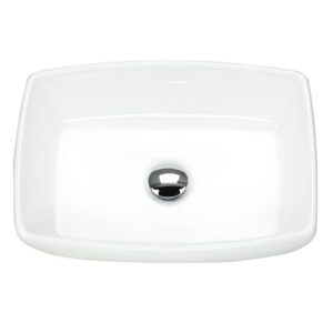 Nantucket Sinks NSV1913 White Rectangular Vessel Sink