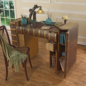 Design Toscano OA38136 50 1/2 Inch Literary Volumns Writing Desk