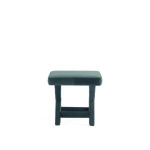 Manhattan Comfort Abigail Mid-Century Modern Velvet Upholstered Bench in Green