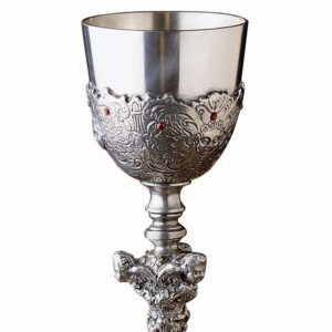 Design Toscano PA1004 5 1/2 Inch Santa Croce Italian Pewter Chalice