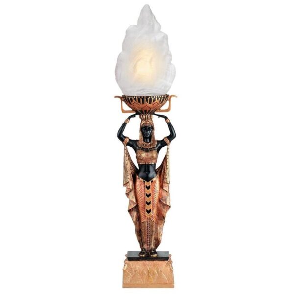 Design Toscano PD0198 5 1/2 Inch Egyptian Torch Offering Lamp