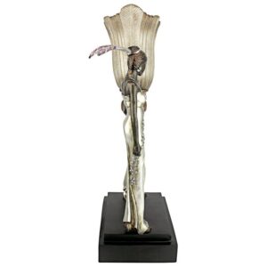 Design Toscano PD331 12 Inch Art Deco Peacock Maidens Lamp