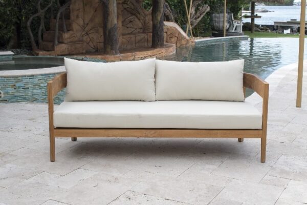 Panama Jack PJO-3601-NAT-S Bali 71 Inch Teak Sofa - Brown