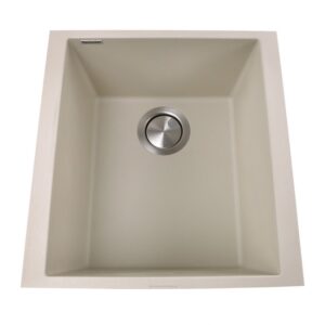 Nantucket PR1716 Plymouth 17 Inch Single Bowl Undermount Granite Composite Bar-Prep Sink