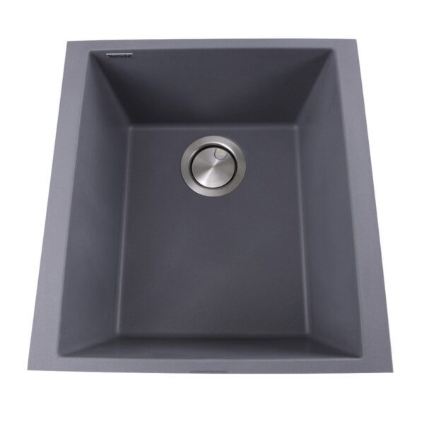 Nantucket PR1716 Plymouth 17 Inch Single Bowl Undermount Granite Composite Bar-Prep Sink