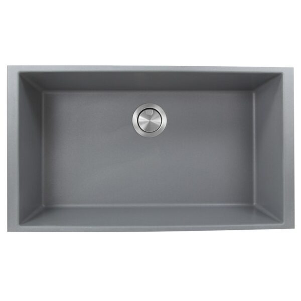 Nanatucket Sinks PR3320-UM Plymouth 33 Inch Undermount Granite Composite Sink