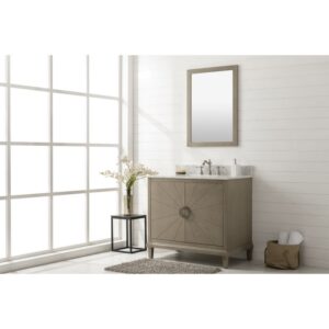 Legion Furniture WLF7040-36-AGO 37 Inch Freestanding Single Sink Bath Vanity in Antique Gray