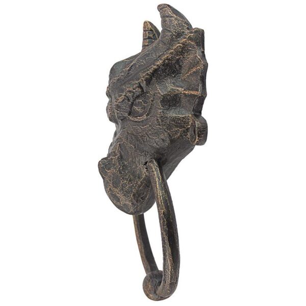 Design Toscano QH18266 3 1/2 Inch Dragon Head Door Knocker