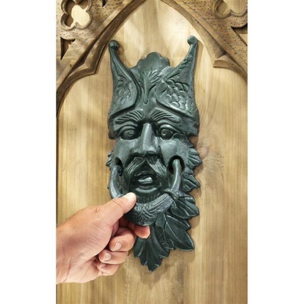 Design Toscano QH9100 6 Inch Castle Gladstone Greenman Doorknocker