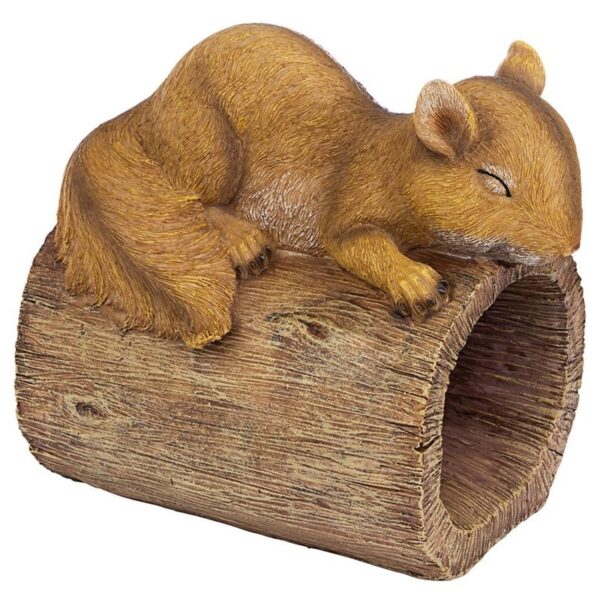 Design Toscano QM13073 9 Inch Jolly the Squirrel Gutter Guardian