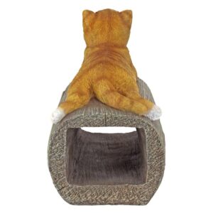 Design Toscano QM2864800 5 1/2 Inch Kitty Cat Rain Gutter