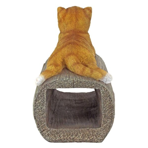 Design Toscano QM2864800 5 1/2 Inch Kitty Cat Rain Gutter