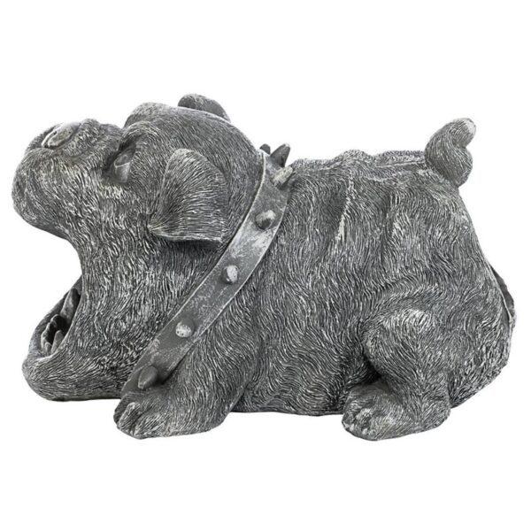 Design Toscano QM7512105 6 1/2 Inch Butch the Bulldog Rain Gutter