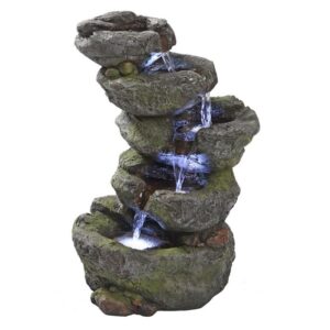 Design Toscano QN164019 11 Inch Breakneck Falls Illuminated Fountain