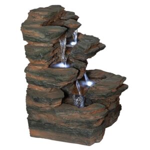 Design Toscano QN164050 16 Inch Ramrod Bluffs Waterfall Fountain