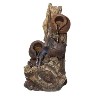 Design Toscano QN170018 8 1/2 Inch Primavera Della Vita 3 Urn Fountain