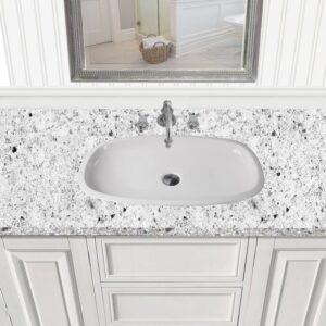 Nantucket RC79041W Regatta Collection Portofino Italian Fireclay Vanity Sink