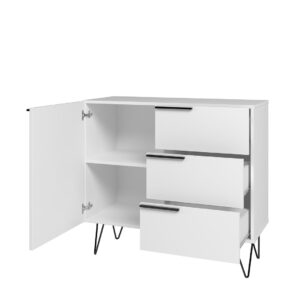 Manhattan Comfort Beekman 35.43 Sideboard with 2 Shelves in White