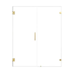 Altair SD80660-HI Roisin 60 x 74 Inch Frameless Hinged Shower Door with Clear Glass