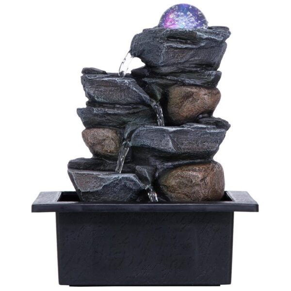 Design Toscano SH205016 8 Inch Spinning Orb Tabletop Fountain