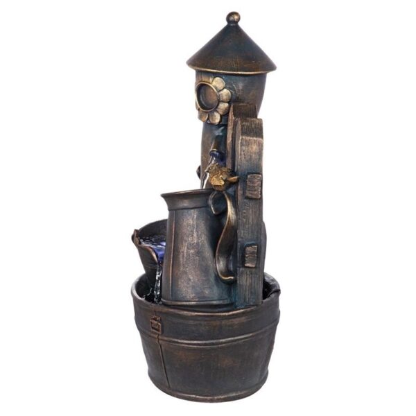 Design Toscano SH205068 11 1/2 Inch Backyard Buckets of Fun Fountain