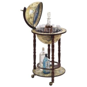 Design Toscano SJ330016 17 1/2 Inch Sixteenth Century Crema Durata Bar Globe