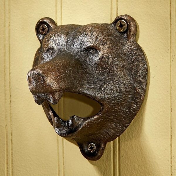 Design Toscano SP1622 3 1/2 Inch Grizzly Bear of the Woods Bottle Opener