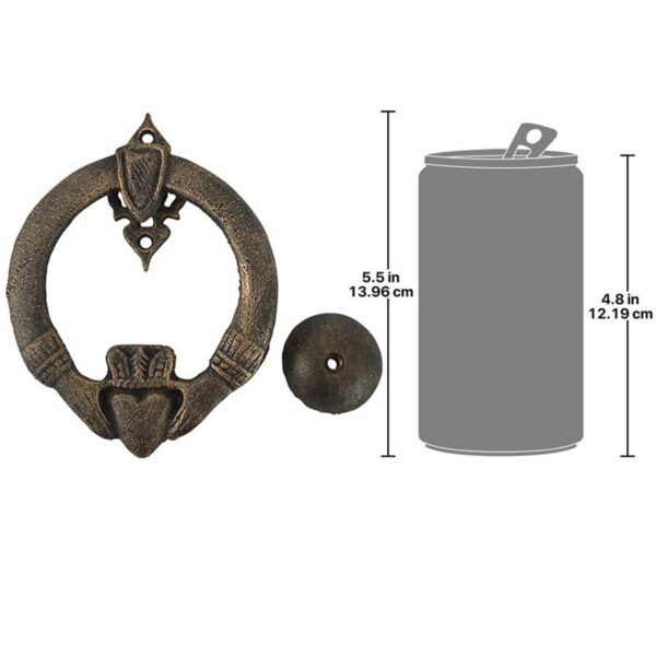 Design Toscano SP27007 5 Inch Claddagh Door Knocker