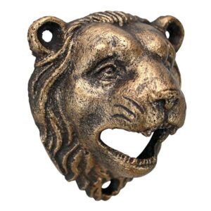 Design Toscano SP2956 3 1/2 Inch Growling Lion Cast Iron Bottle Opener